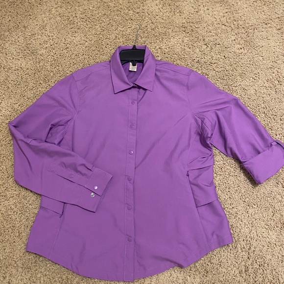 Duluth Women's Water Replent Activeware Shirt Sz. L Snap Closure with Pockets - Picture 1 of 16